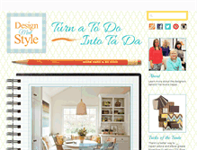 Tablet Screenshot of designmeetstyle.com